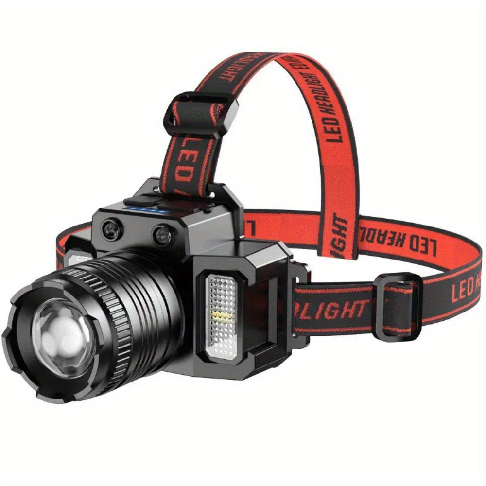 HXP50+COB LED Rechargeable Headlamp