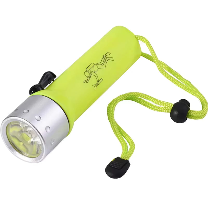 LED Magnetic Waterproof Diving Flashlight
