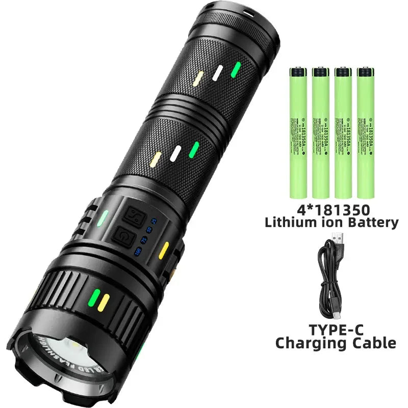 Super Bright Long-Range LED Zoom Torch