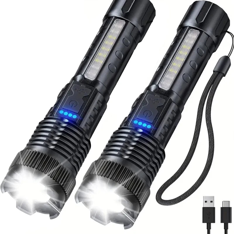 High Power Tactical LED Flashlight