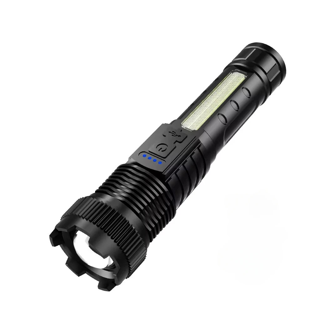Super Bright USB-C Rechargeable LED Flashlight