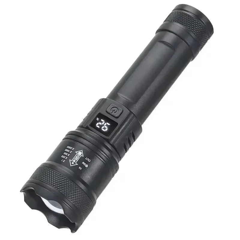 Super Bright USB-C Rechargeable LED Flashlight