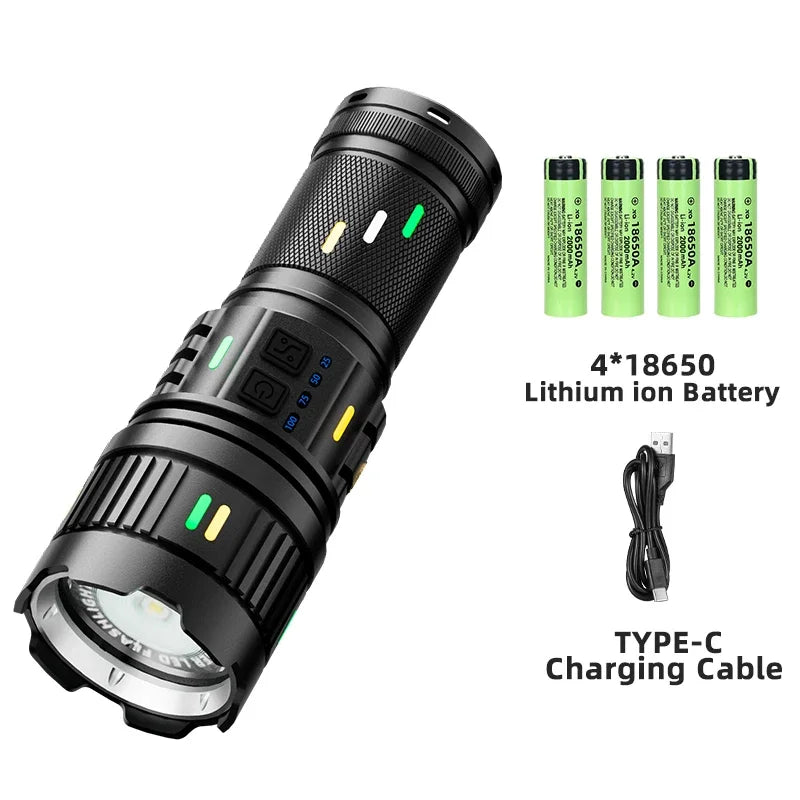 Super Bright Long-Range LED Zoom Torch