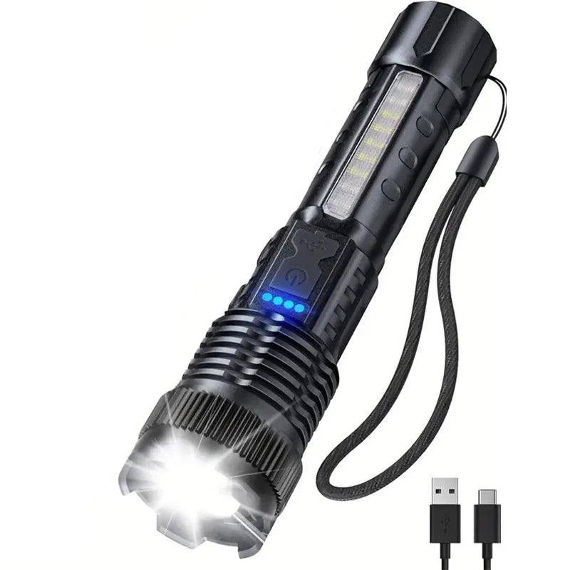 High Power Tactical LED Flashlight